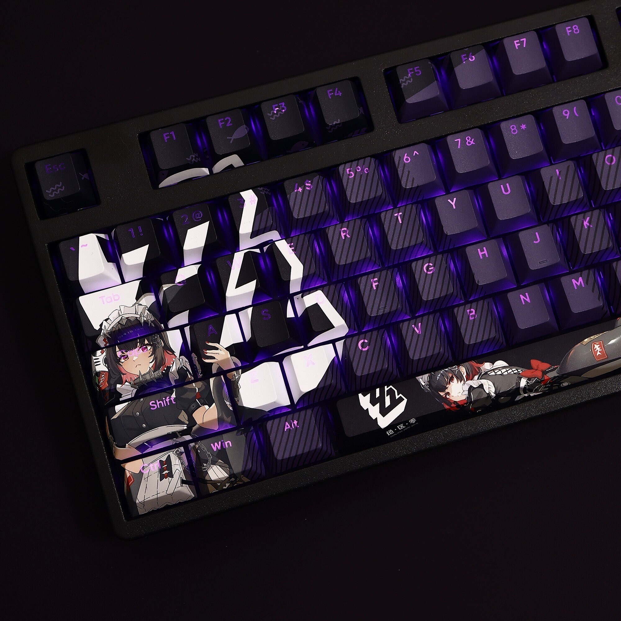 Kei ♡ Kzzi k75 Dazzling Pudding Keycap Mechanical Keyboard – Kzzi
