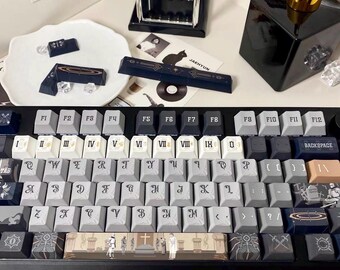 Medieval Star Keycap Set: PBT Dye Sub Original Height, ANSI layout