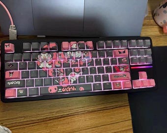 Devil Bear Keycaps Set, PBT Cherry Profile, 108 Keys