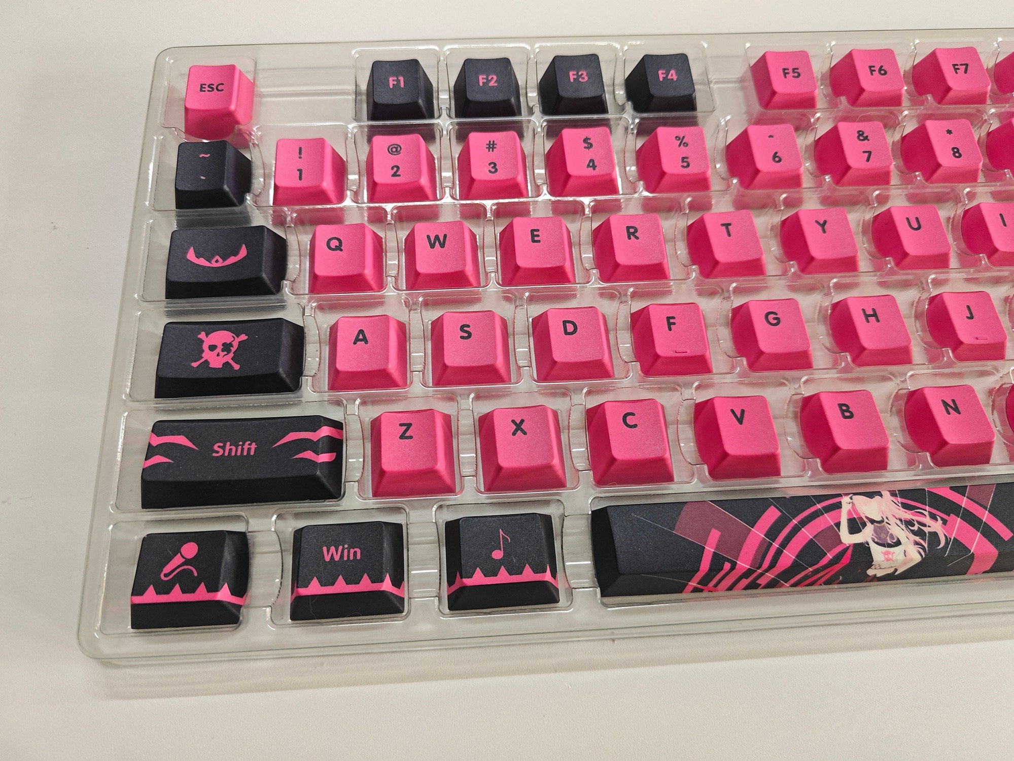 Hololive Mori Calliope Keycaps: PBT Cherry Profile, 132 Keys - Etsy