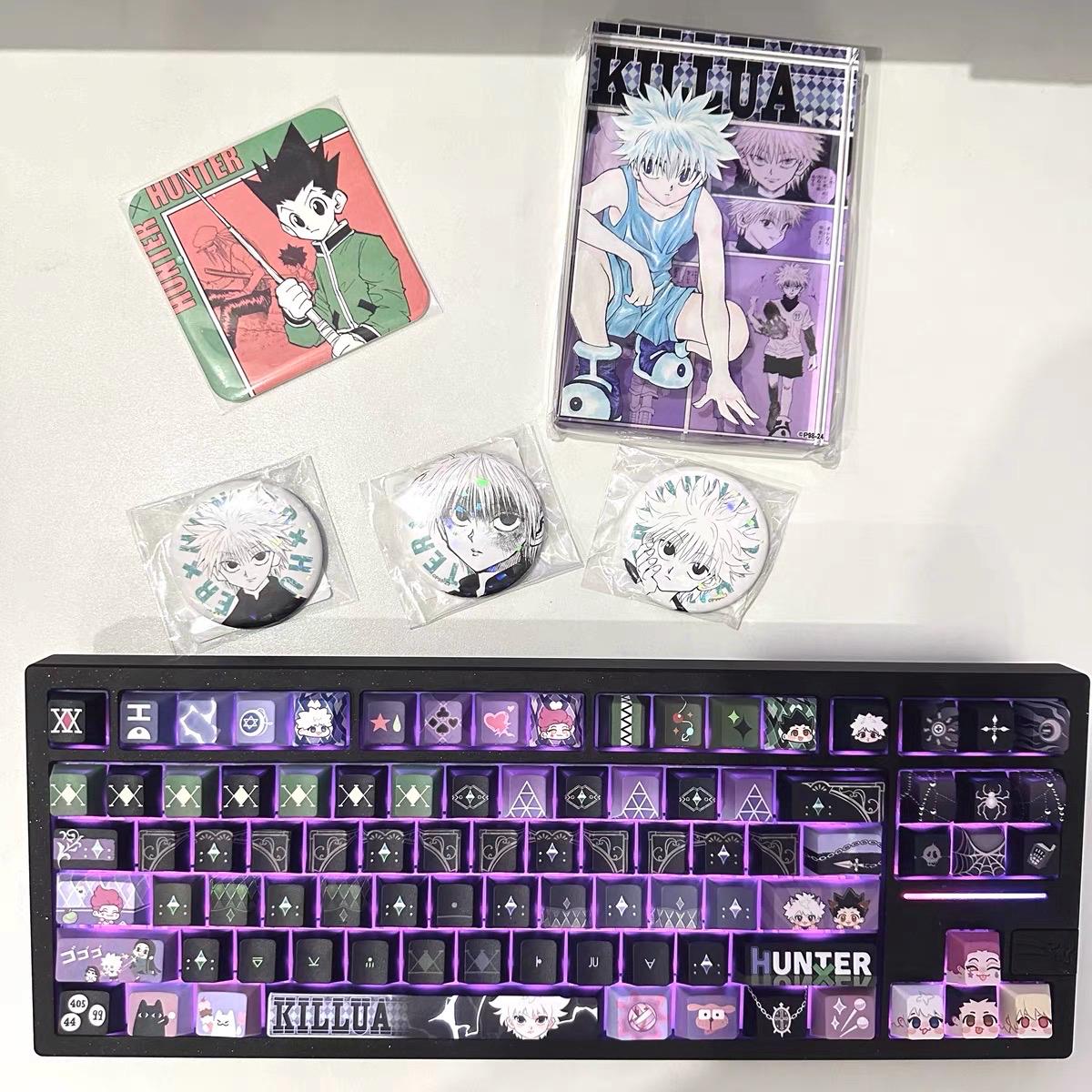 Hunter Hunters Keycap Set: 142 PBT Dye Sub Cherry/MOA Profile
