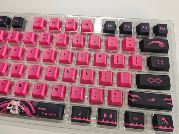 Hololive Mori Calliope Keycaps: PBT Cherry Profile, 132 Keys - Etsy