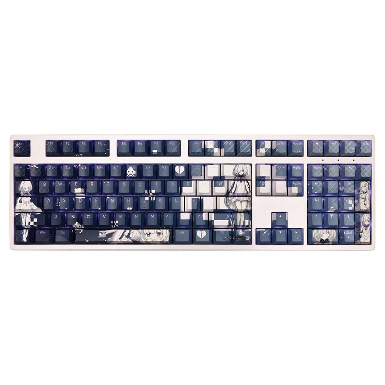 Ilike Spanish Keyboard Keycaps 108 Keys Mechanical Set Minimalist