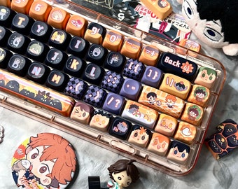Haikyuu PBT Keycaps Set: SOA/MOA Profile, 142 Keys