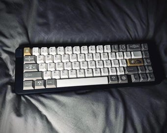 Alhambra English Arabic PBT Keycaps: Cherry Profile, Custom Set
