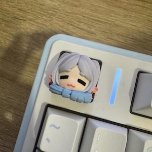 Frieren: Beyond Journey End Artisan Handmade Keycaps Cherry MX per tastiera meccanica, graziosi tasti, tasti personalizzati