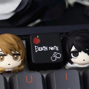 Deathnotes Artisan handgefertigte Tastenkappen Cherry MX Für mechanische Tastatur, süße Tastenkappen, benutzerdefinierte Tastenkappen