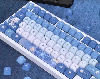 Genshin Furina Keycaps: PBT Dye Sub MOA Profile - 132 Keys