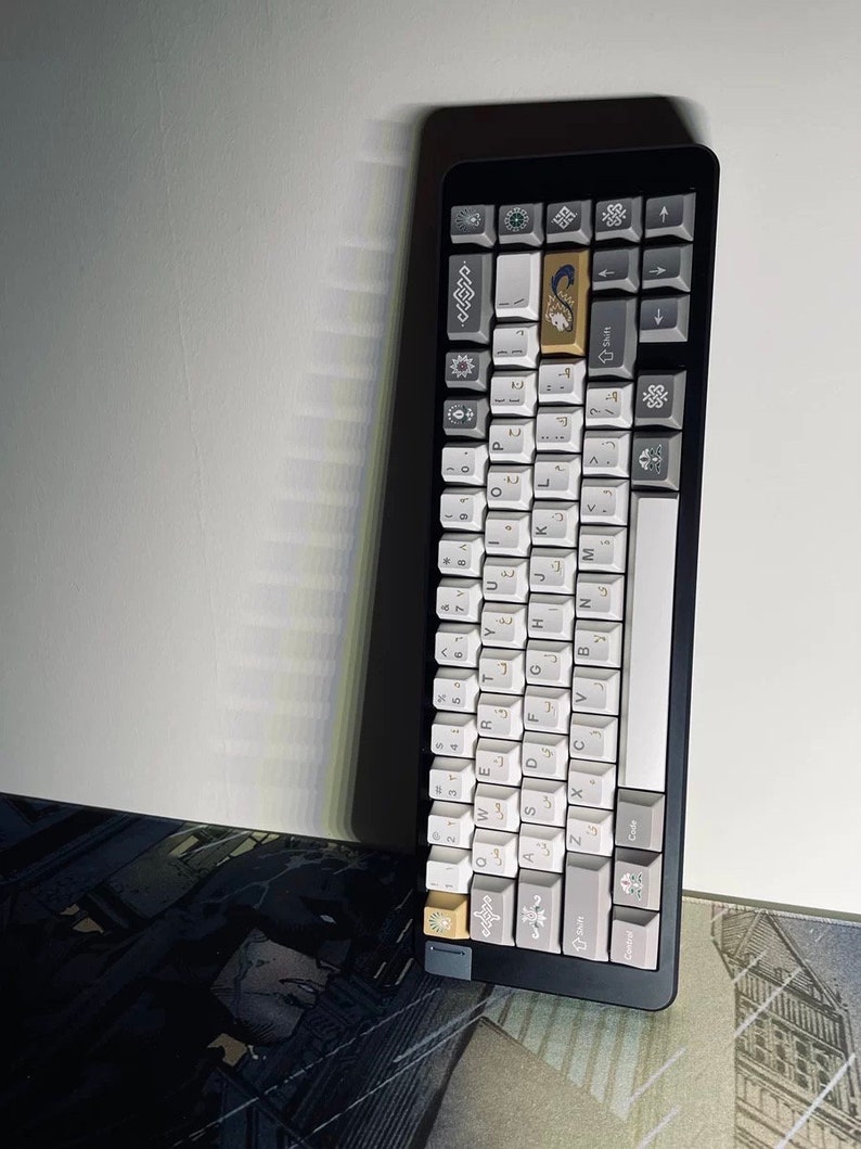 Alhambra English Arabic PBT Keycaps: Cherry Profile, Custom Set - Etsy