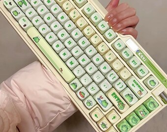 Froggie PBT Keycaps Set: 142-Key Dye Sub Cherry Profile