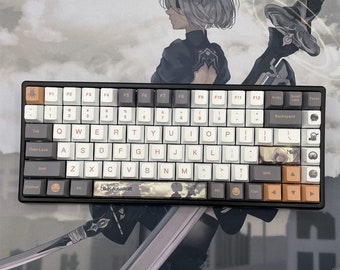 Set di tasti PBT per Nier Automata: profilo Cherry, 128 tasti