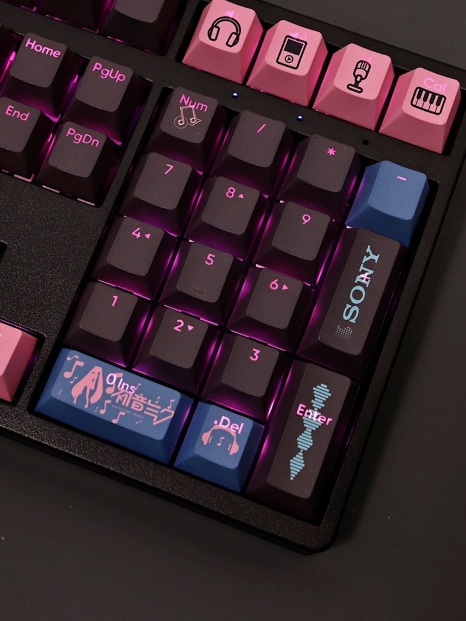 Miku Keys Hatsune Miku Keycaps: PBT Cherry Profile, 108 Keys - Etsy