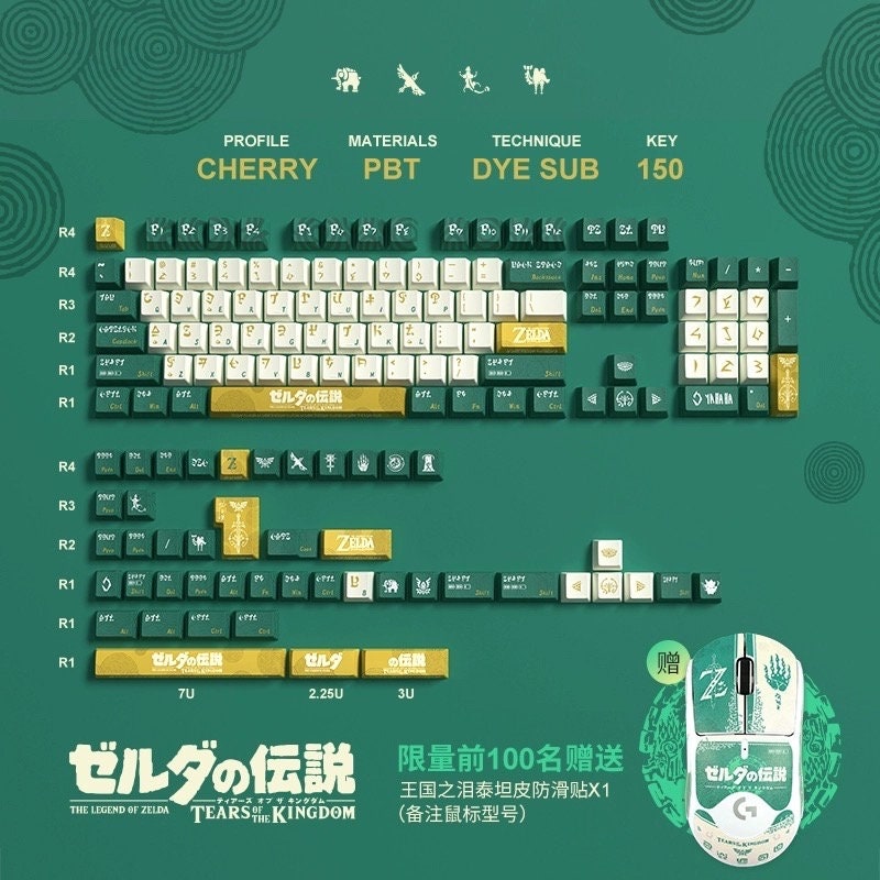 Zelda keycaps - Etsy 日本