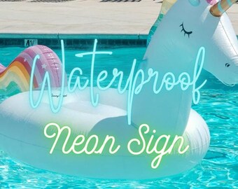 Custom Waterproof Neon Sign, Patio Decor, Wedding Welcome Sign