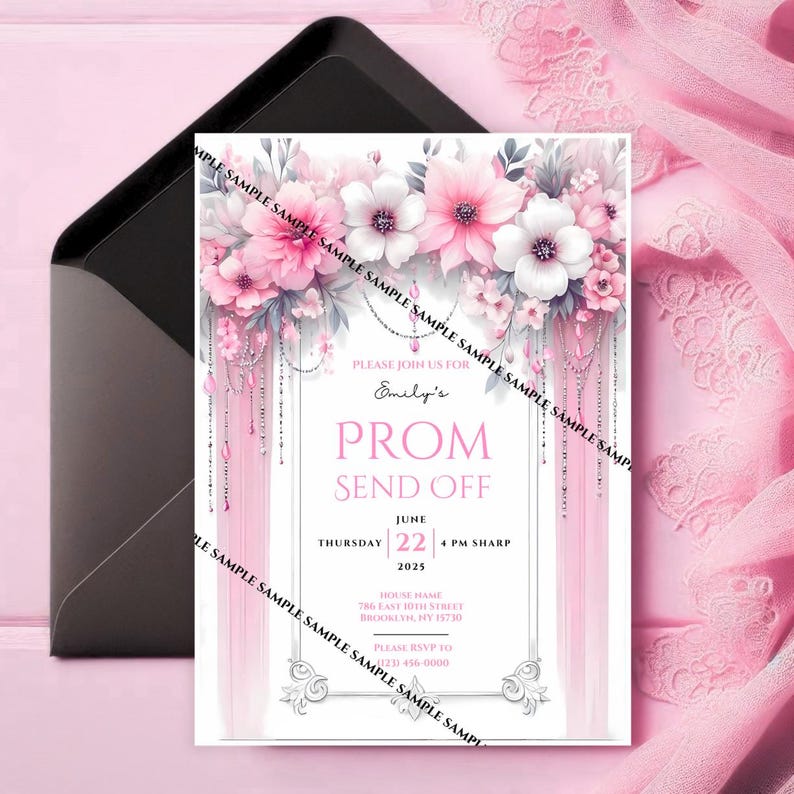 Aangepaste uitnodiging, digitale download, breng je ideeën mee, verjaardagen, bruids bruiloft vakantie-evenementen, elke gelegenheid, ontwerp uitnodiging babyshower. afbeelding 7