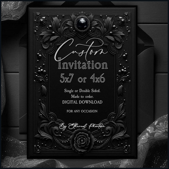Custom Invitation, Digital Download, Bring your Ideas, Birthdays Bridal Wedding Holiday Events, Any Occasion, Baby Shower Invitation Design.