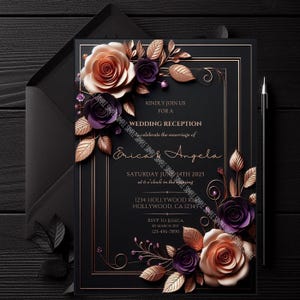 Custom Invitation my style, Digital Download, Bring your Ideas, Birthdays, GOTH, Bridal Wedding Holiday Events, exclusive, Invitation Design, photo, gothic, HALLOWEEN, ST. PATRICKS, VALENTINES, BIRTHDAY, BACHELORETTE, CHRISTMAS, DIY, PRINTABLE CANVA,