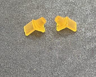 Baliza lateral naranja con soporte a escala 1/64 / Detalle de luz de camión modelo