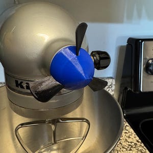 Kitchen Aid Spinning Propeller & Accessories | High Quality 3D Printed | Durable | Paddle and Whisk Rack Mount and Cord Wrap - Set