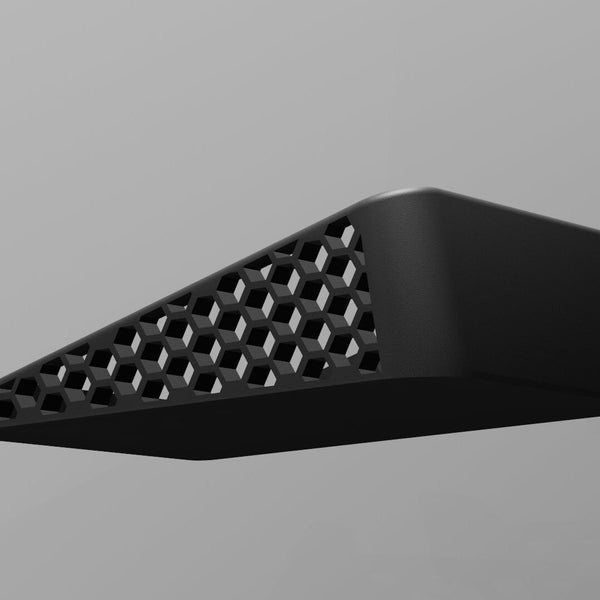 Custom Edifier R1280 Speaker Stands - Desktop Speaker Risers - Carbon Fiber Matte Black - Sleek- Made to order - Personalized Design (2pc)