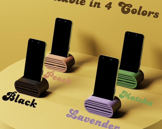 3D-Printed Phone Amplifier Stand: Acoustic Passive Speaker, Modern Decor
