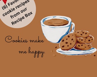 Cookie Recipe Box (6 Favorites)