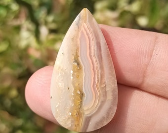 Lace Agate Cabochon Beautifull for Pendant  |Indonesian Gemstone