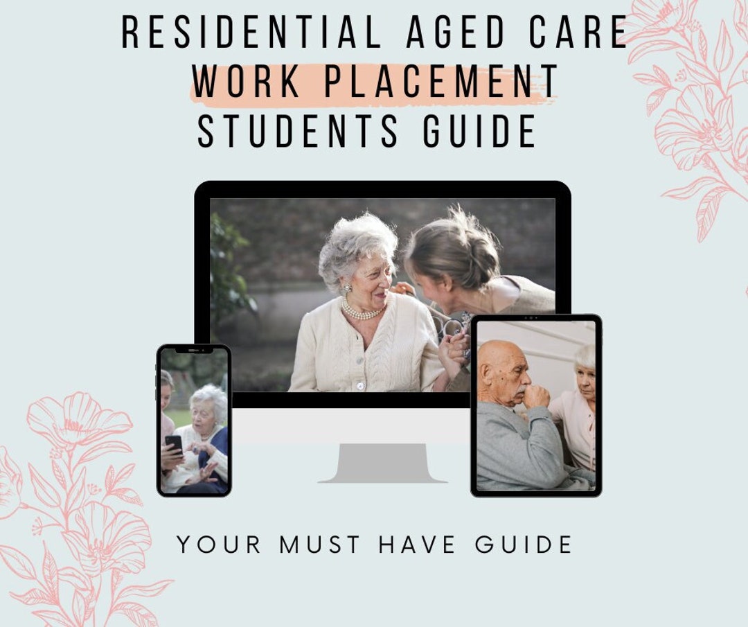 Aged Care Work Placement Student Guide Etsy