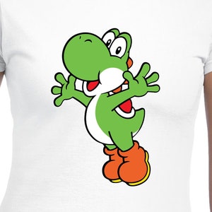 Yoshi Digital Cut Files | Cricut | Silhouette Cameo | SVG-Schnittdateien | Digitale Dateien | PDF | Eps | DxF | PNG | Super Mario