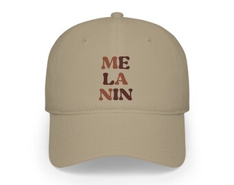 Gorra de béisbol de perfil bajo Melanin