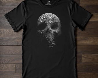 Gothic Cross Tee - Dark Aesthetic Black T-shirt With White Cross