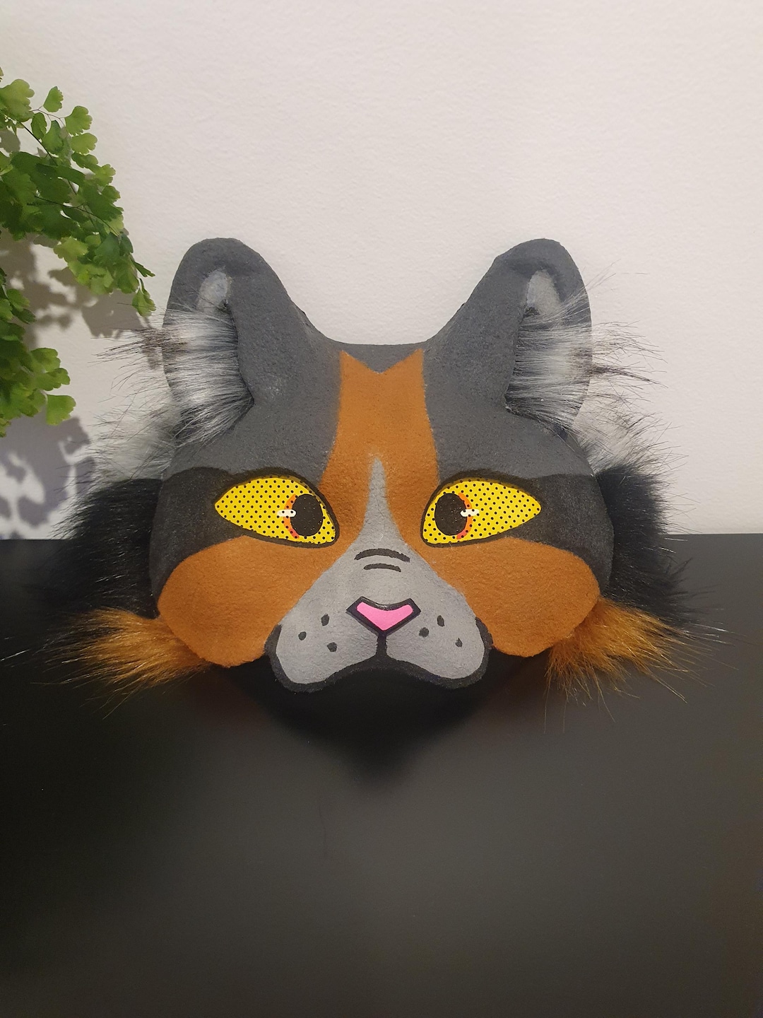 Calico Cat Mask - Etsy