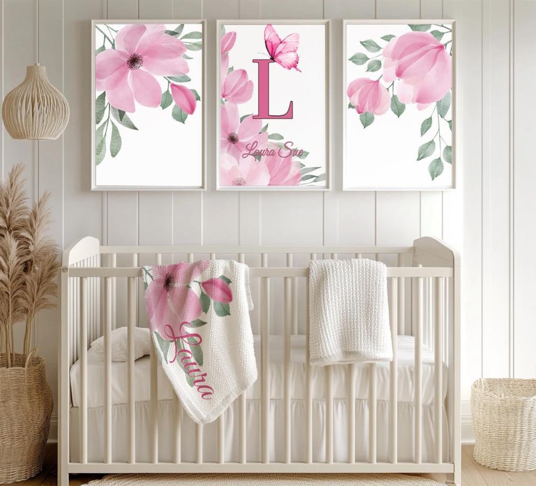Nursery Art-custom Wall Art-baby Nursery Decorate Gift- Customize Personal Baby Nursery-decorate ...