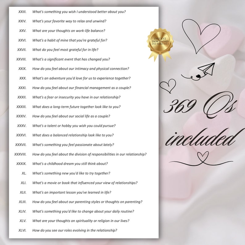 The Perfect Date Night Gift, 369 Questions to Ask Your Partner image 2