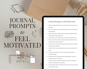 365 Daily Journal Prompts - Inspirational Writing for Motivation & Personal Growth - Creative Self-Discovery PDF