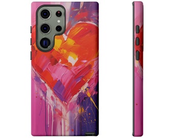 Orange Valentine Art Phone Case