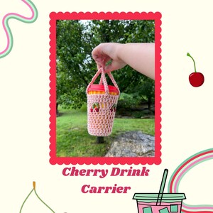 Cherry Getränkehalter Häkelanleitung - Easy Digital PDF