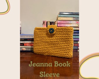 Jeana Book Sleeve Crochet Pattern - Easy Digital PDF