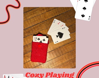 Playing Card Holder Crochet Pattern - Easy Digital PDF