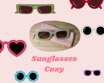 Sunglasses Cozy Crochet Pattern - Easy Digital PDF
