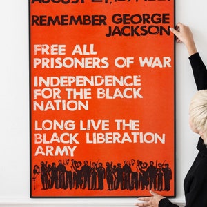Vintage Civil Rights Poster – 1960s Protest Movement Print Civil Rights & Black Liberation Movement Art