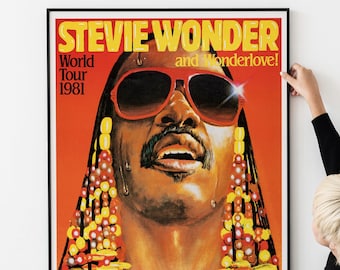 1981 Vintage Soul Funk Concert Poster – Retro Music Print FRAMED and UNFRAMED OPTIONS