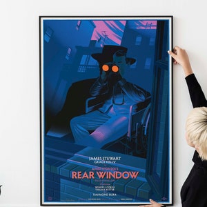 Rear Window Alfred Hitchcock’s 1954 film Alternative Movie Poster