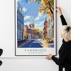 Bucky, Massachusetts, Vintage Style Reiseplakat gerahmte und ungerahmte Optionen