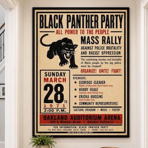 1971 vintage protest rally poster featuring retro activist typography and historic political movement broadside design