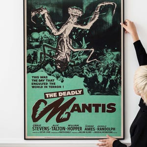 Retro Alien Sci-Fi Movie Posters – 1950s Horror Classics, Vintage Collectibles, Unique Film Wall Art for Home Decor PRINTABLE DOWNLOAD