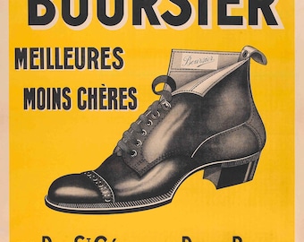 Vintage Graphic Design Poster – Classic 1920s French Advertising Art