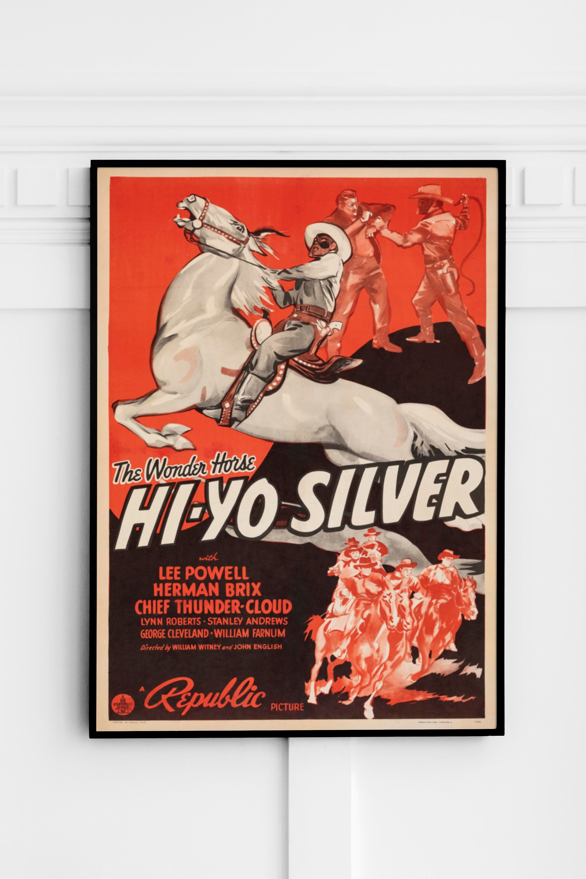 1950 Wood Frame Vintage Poster ポスター 1950~ Wood Frame Vintage Poster ポスター