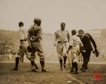 Retro Baseball Poster 1920s Era Historic Sports Memorabilia Print PRINTABLE DOWNLOAD