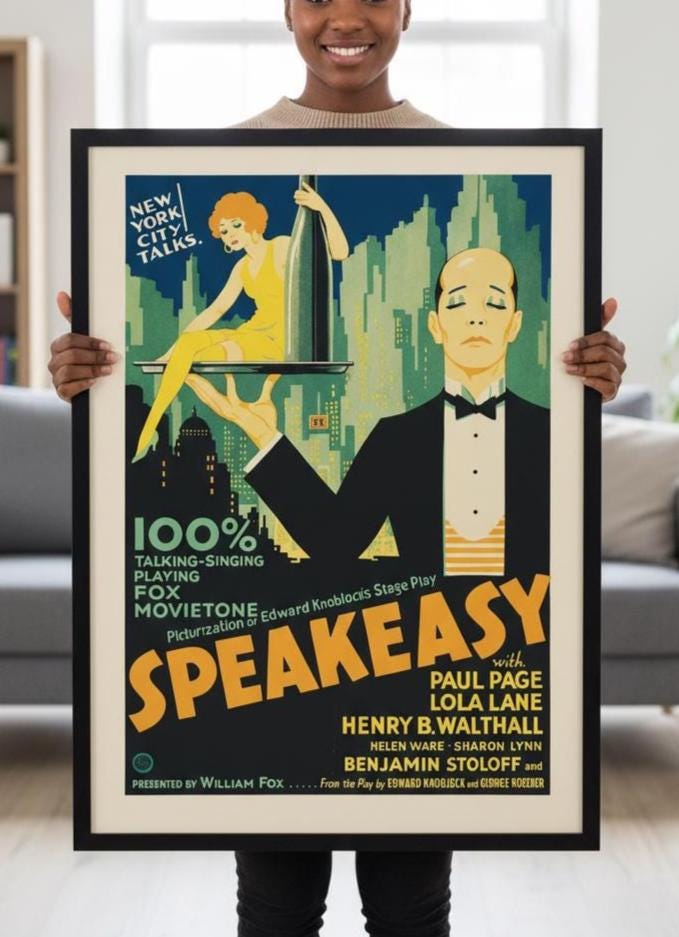 1920s movie posters - Etsy 日本